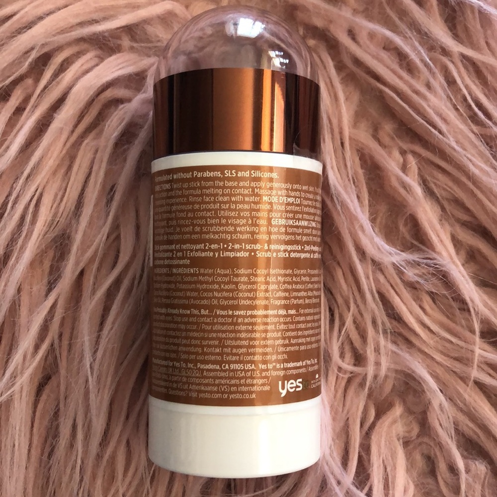 3/$15♥️ NEW "Yes to Coconut" Coffee 2-in-1 Scrub-n-Cleanser Stick - Picture 3 of 7